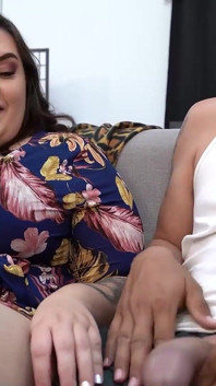 Big Belly BBW Fucks Two Big Dick as Birthday Present