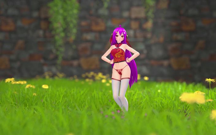 Smixix: Chinese Girl Model 22 Undress Dance Hentai Mmd 3D Purple Hair Color...