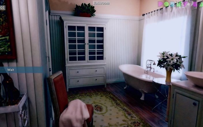 Porny Games: Blossoming Love - nieuwe huurder in een huis met hete dames (1)