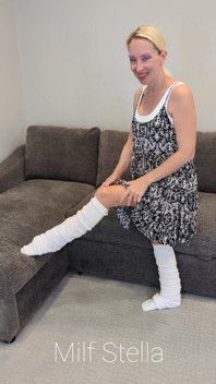 Doubled up Slouch Socks in a Dress