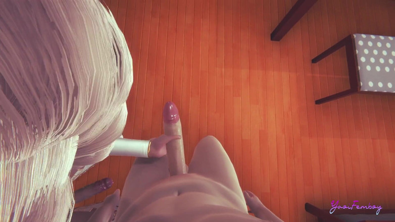 Yaoitube: Yaoi Femboy Erik - bucurați-vă folosind mâinile lor și când au pus...