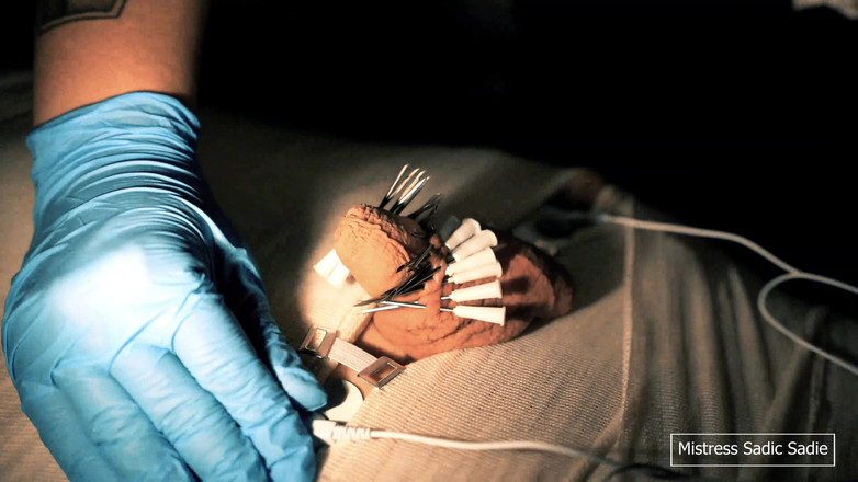 Sadic Sadie: Joc medical cu mumificare, CBT cu ace și joc electro.