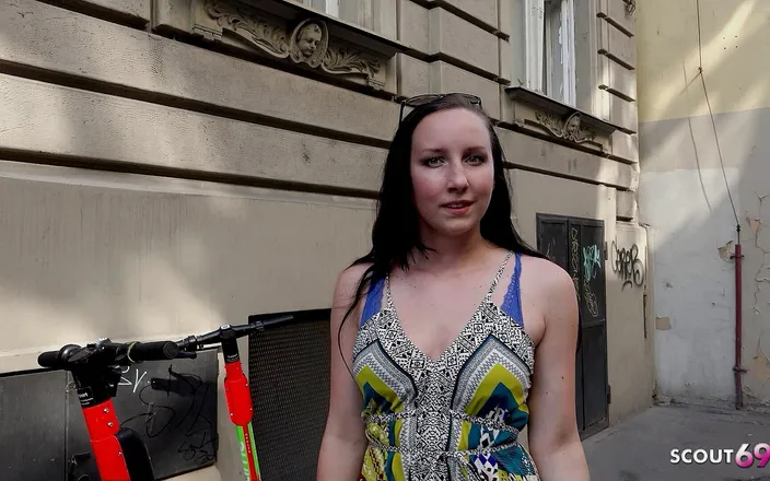 German Scout: German Scout - Natural Teen Bella Angel Pickup and Fuck at...
