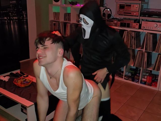 A Bare Halloween Surprise Fuck for a Cute Bottom Gay Boy (Boyzxy)
