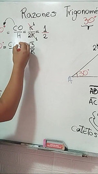 15 trigonométrie : angle 30 - ratios trigonométriques