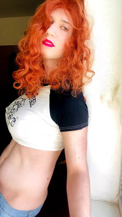 Anna Rios: Red Stripper