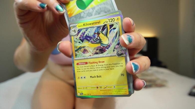 VickyVixen: การเปิดกล่องของ Bellibolt ของ Pokemon Iono พร้อมเย็ด