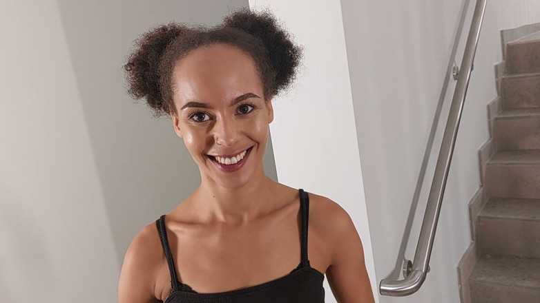 Casting66: Extreme Deepthroat by a Black Teen!
