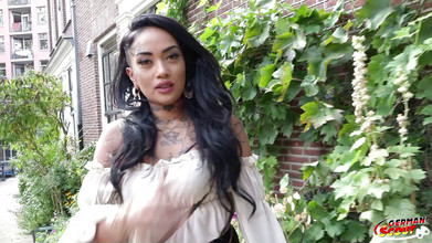 German Scout: German Scout - tatuada latina bibi diamond pickup para foder