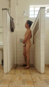 Coach Seated and Waiting My Straight Friend Shaveing off