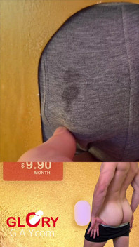 Massive Cock Gloryhole Tongue Makes Him Cum Twice