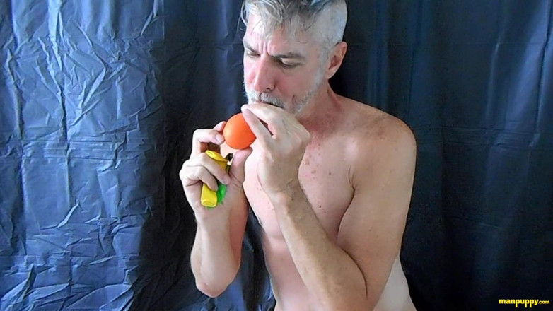 Man Puppy: Big Dick &amp; Balloons Too!