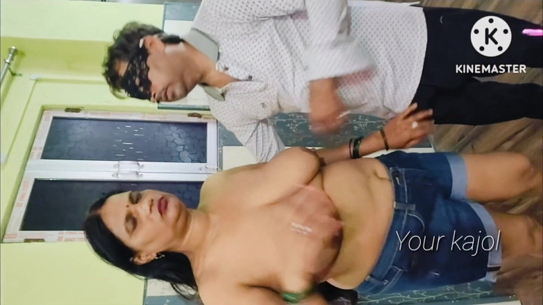 Lustykajolbhabhi: Kajol Bhabhis ungdom i jeansshorts