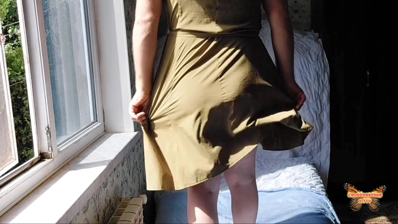 Kitty_Cross: Frumoasă transsexuală cu fundul mare ladyboy vedetă porno Princess Crossdresser...