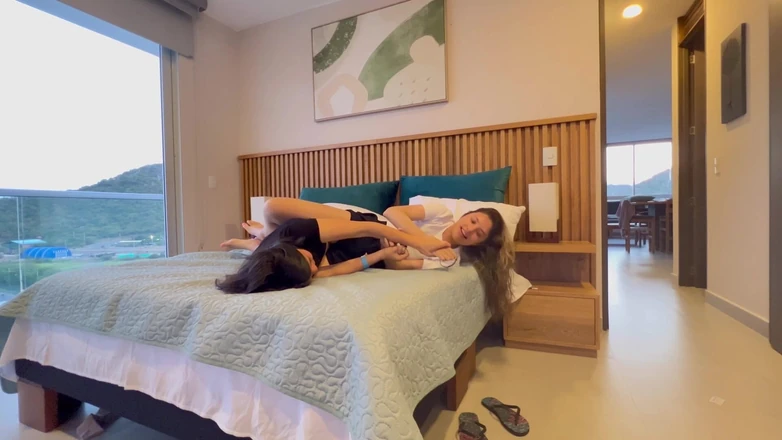scarlettandc: Two Lesbians Fuck for Many Hours