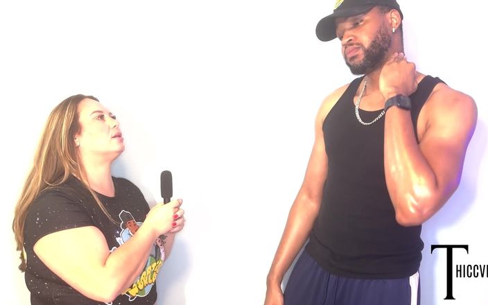 Thiccvision: Reportero de grandes tetas folla atleta bbc