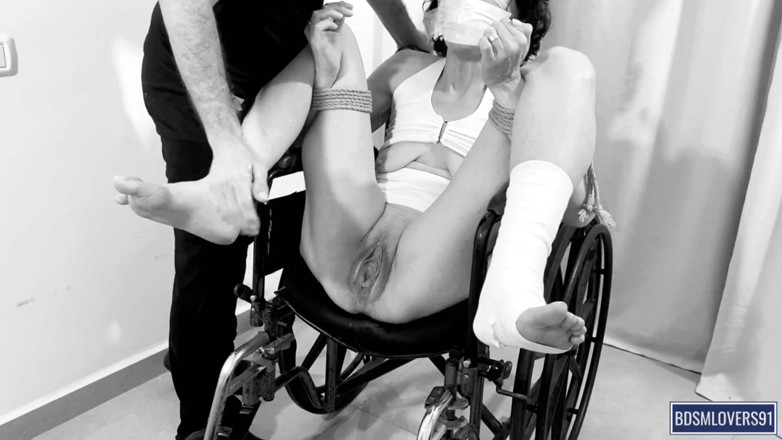 Bdsmlovers91: Darkness Is a Matter of Point of View - Wheelchair Bondage
