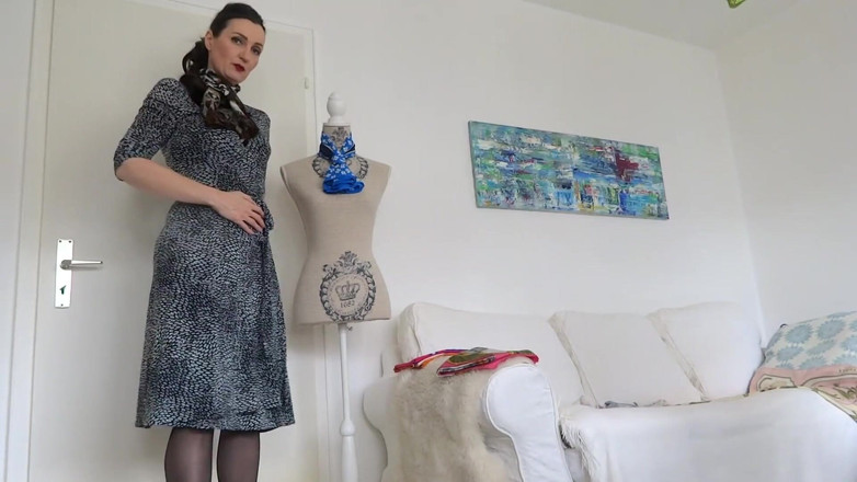 Lady Victoria Valente: Today we practice tying silk scarves