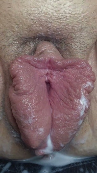 Multiple Creamy MILF Orgasms - Huge Labia Pussy Pumping & Masturbation