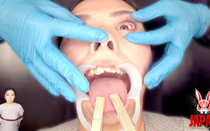 Japan Fetish Fusion: Honoka Sakamoto Uvězněná: Svorky jazyka, roztažený obličej a Žádná cesta ven