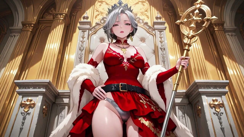 Tay Swift X: Silver Queen on the Golden Throne! Red Silk, Lazy Gaze,...