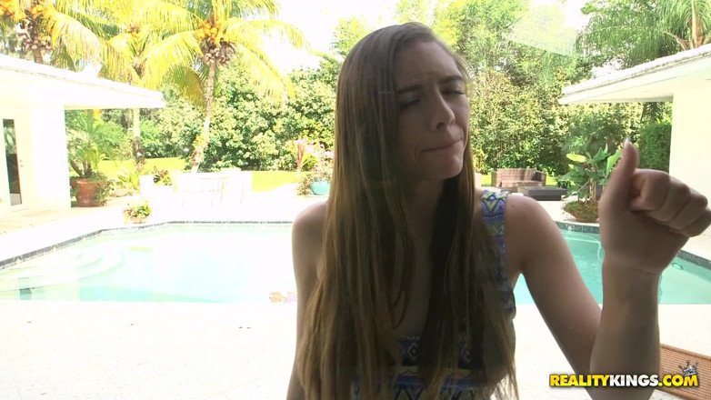 Reality Kings: Realitykings - Caucasian Skye West Enjoys Masturbation &amp; Sucks Celtic off Before...