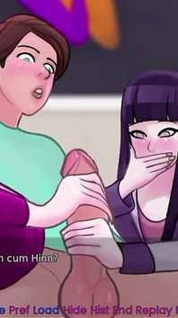 Hinata De Naruto Es Follada En Un Trío Como Parte De Therepy!!