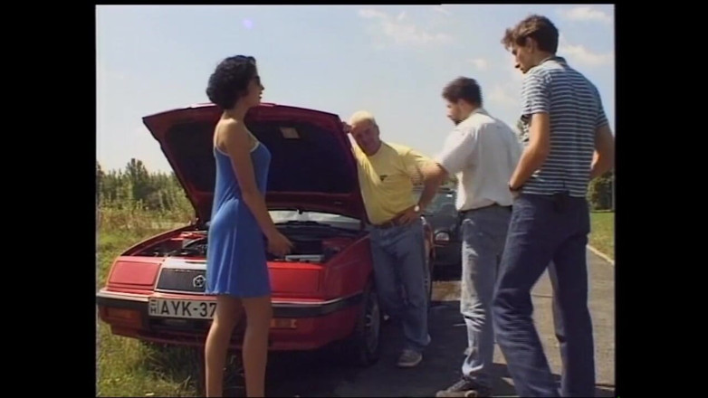 MMV films - The Original: 复古三人行,双洞齐插,口爆,被两根怪物鸡巴干