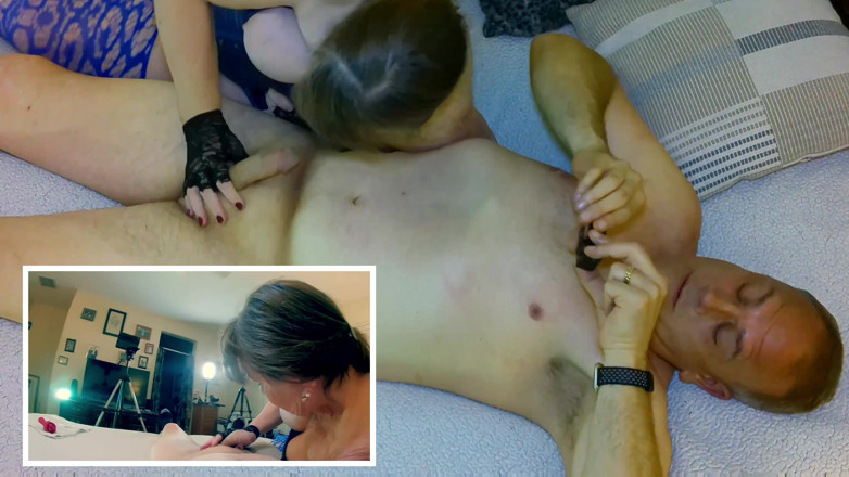 Carmen Angel: Nine Carmen'in mavi melek striptizci emiyor, yalıyor ve sikişiyor! 72323fap