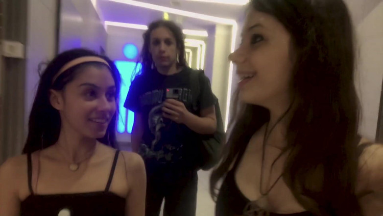 Dolls Cult: Double cum walk at the mall after a huge double...
