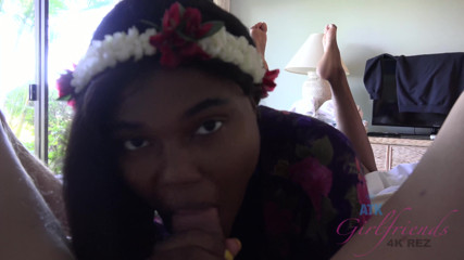 ATK Fans (Girlfriends): Hot latina babe gives him footjob