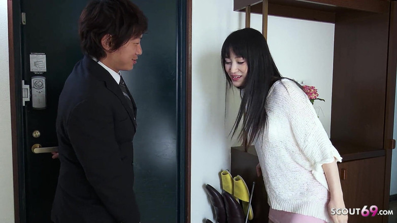 Asian porn collection: Japanese Teen Hiyori With Big Tits Get Creampie By Step...