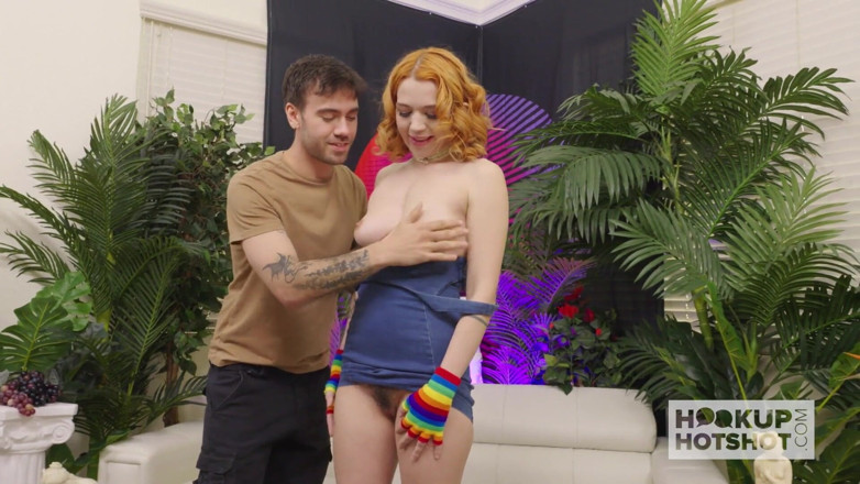 Hookup Hotshot: A Big Dick Wrecks Ginger Whore Riley Jean's Pink Holes...