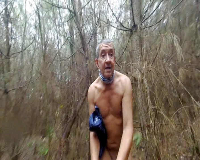 Andy: Rain Poncho Wank