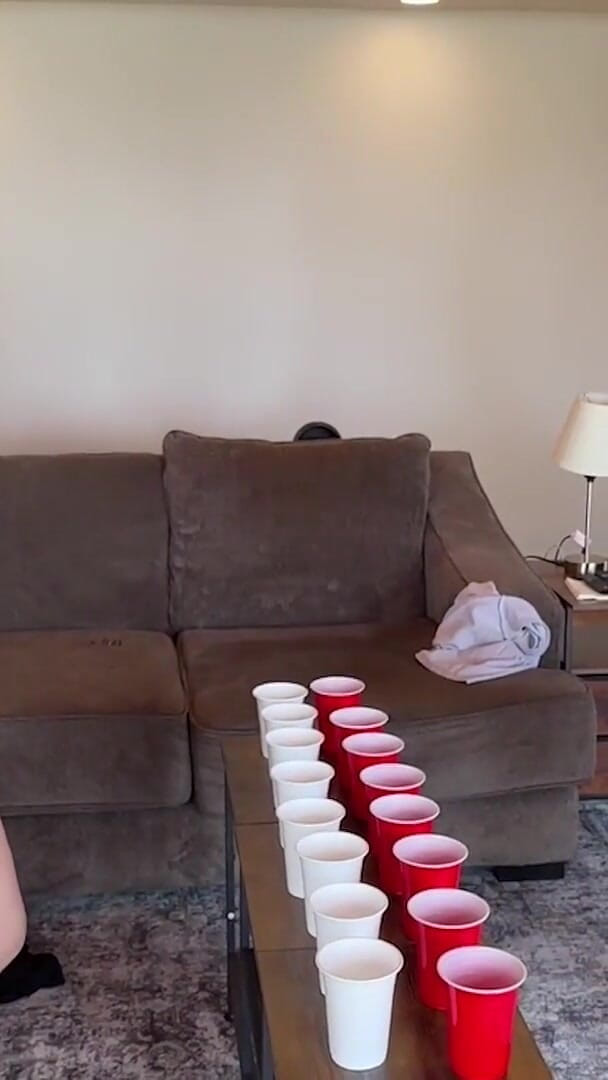 Nikko and Isabel Face off in a Mouth-grabbing Challenge (Lost Bets Games)