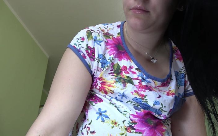 Anna Sky: Quente grávida cadela Anna quer seu esperma dentro