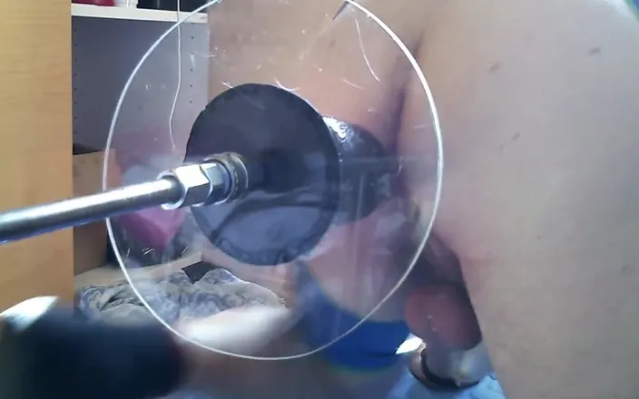 One2chris: Anal Machine Gape Fuck Training for Latex Bi Slut