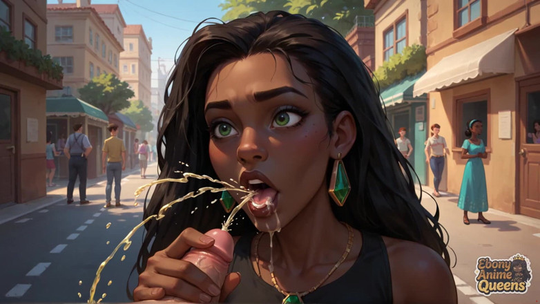 Ebony Anime Queens: La fantastica XXX con troie ebano pazze e le loro...