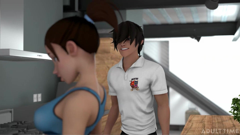 Hentai Sex School: 헨타이 섹스 대학 에피소드 7 - 배다른 딸에게 배운 모든 것을 보여주고 싶어하는 대학 천재