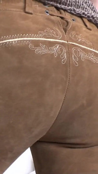 Bavarian Lederhosen: Ass Sniffing and Cumming on My Ass! Lady Victoria Valente