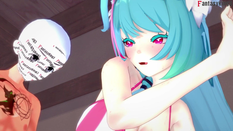 Fantasy king: Mint seks in haar bikini - Neverness to Everness (NTE)