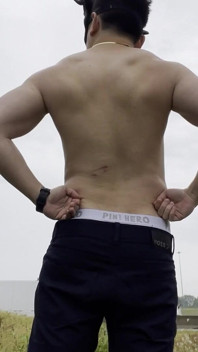 Rain-drenched Highway Exhibitionist: Muscular Stud Strips Naked Amid Rushing Traffic, Flexes, and Explodes in Ecstasy