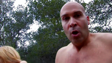 Real Anal Stories: Cute chick picked up and anally fucked outdoor on the...
