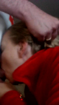 The Mouth Fuck with Blowjob. You Have to See That. She Almost Rips the Sack off Him. with First-class Testicle Massage