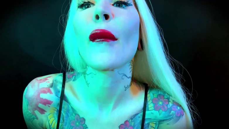 Baal Eldritch: Sensual Red Lips with Gold Piercings - Lipstick Fetish, Worship, POV