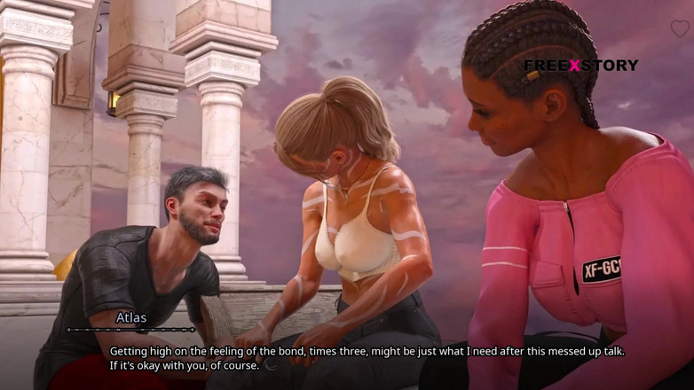 3D Cartoon Porn: Seven Realms - 2 krát trojka sexu. Leyala a Kali jezdí na...