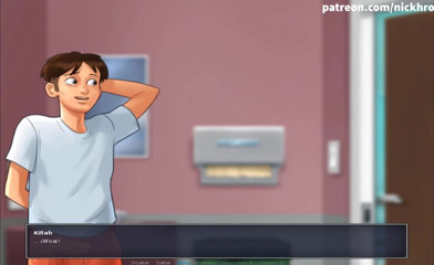 Cartoon Universal: Summertime saga 140부 - 간호사의 보짓물 가득한 오럴(스페인어 서브)