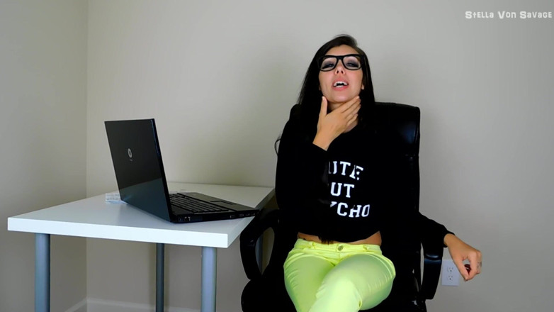 Stella Von Savage: Pixel Penis - Coworker's Sph