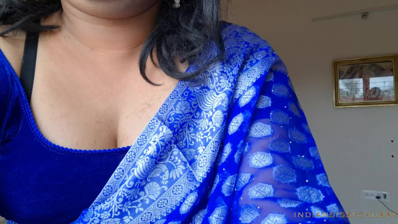 Indiansissychubby: La Ragazza Blu Habibi Si Diverte a Iscriversi Come Collabrate