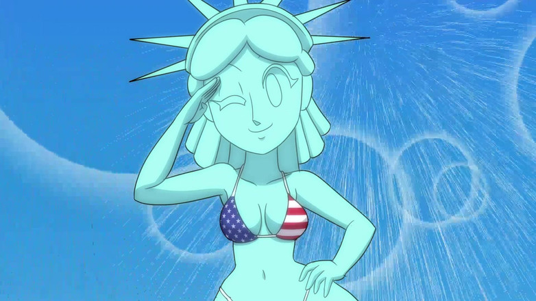 PixelAftDark: 4 iulie de Către Statuia Libertății Hentai Animație